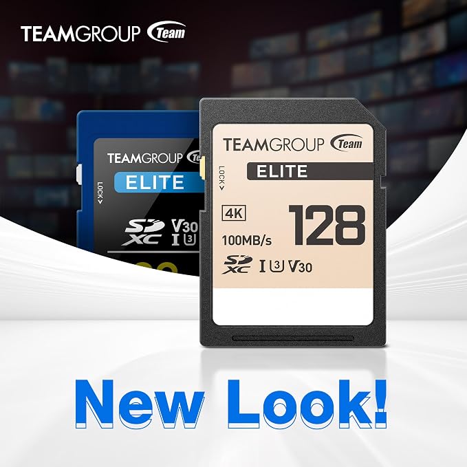 TEAMGROUP Elite 64GB UHS-I U3 V30 UHD Read Speed up to 100MB/s SDXC High Speed