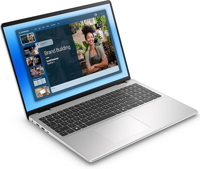 Dell 16 Laptop DC16251-16.0-inch 16:10 FHD+ Touchscreen Display, Intel 10-Core 7 150U(up to 5.4 GHz), 64 GB DDR5, 2 TB SSD, Fingerprint Reader, Windows 11 Pro, Wi-Fi 6E, Backlit Keyboard, Copilot Key