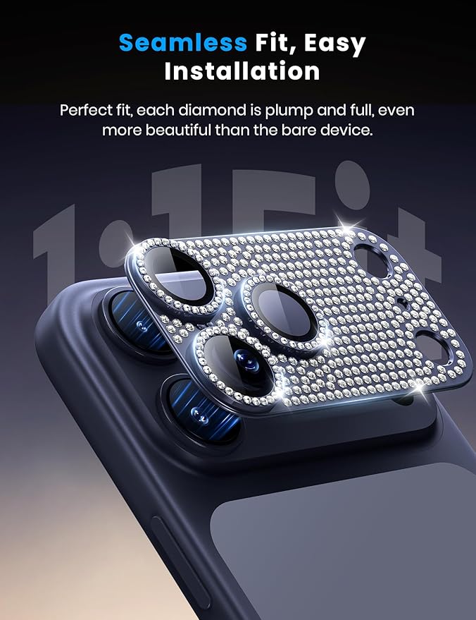 Hoerrye Bling Diamond Camera Lens Protector