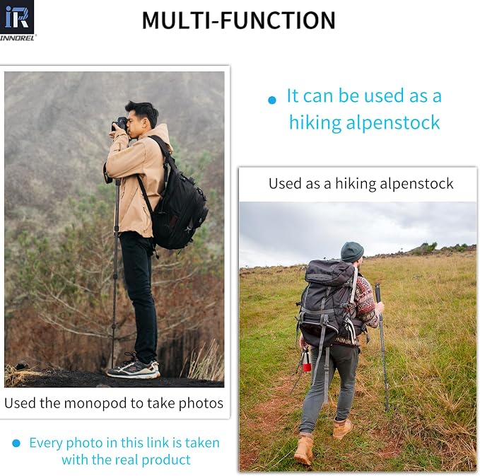 Carbon Fiber Camera Monopod INNOREL RM255C Professional Portable Compact
