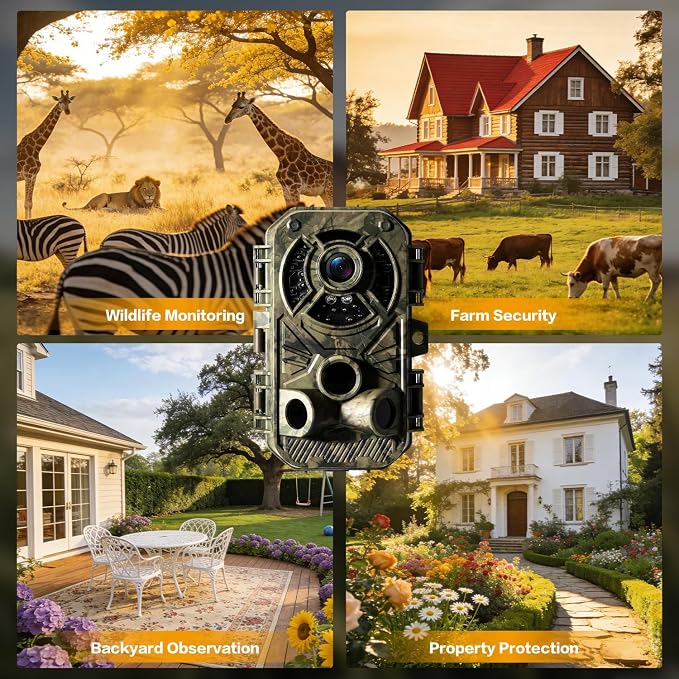 Trail Camera 32MP 2.7K, Mini Game Camera