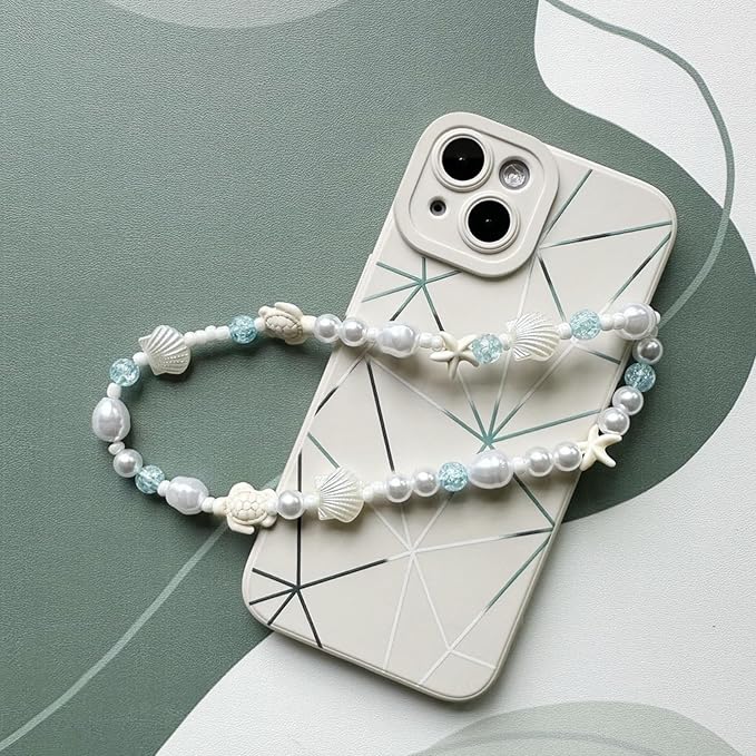 Cute Beaded Camera Wrist Strap for Phone, Digital Camera Charm Lanyard