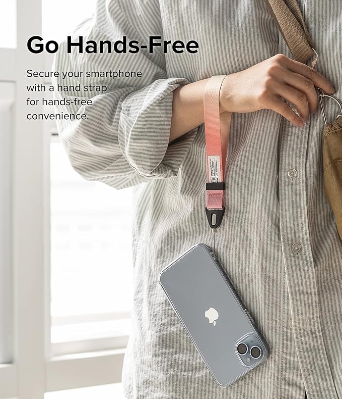 Ringke Hand Strap Designed for Camera Strap and Phone Strap, Adjustable Sturdy