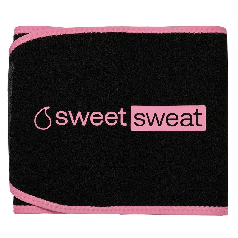 Sports Research Sweet Sweat Waist Trimmer 'Eco Series' - Premium Waist Trainer Ab Belt with Yulex Technology - Eco Friendly · Adjustable Fit · Neoprene Free - Large Pink