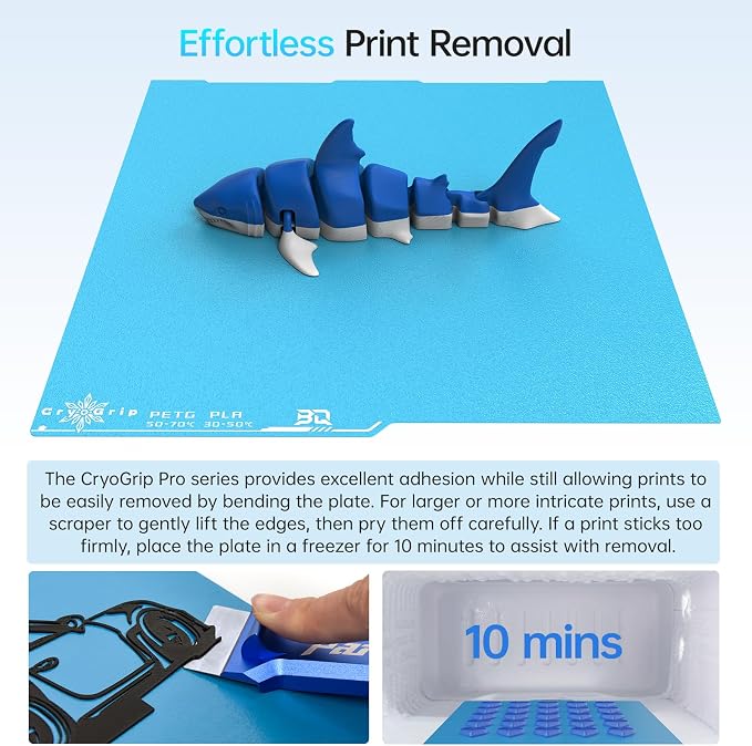 BIQU CryoGrip Pro Frostbite for Kobra 3 Combo 3D Printer 250x250mm Cold Build