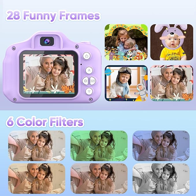 Seckton Upgrade Kids Selfie Camera, Christmas Birthday Gifts