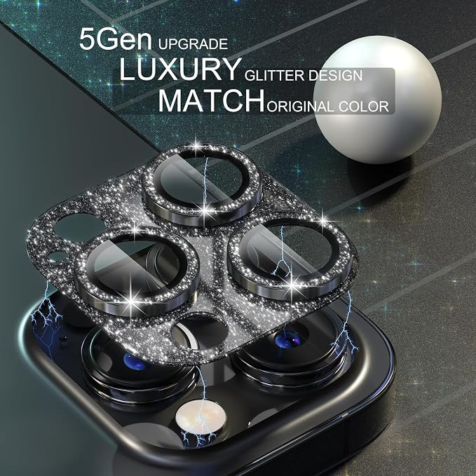 Choiche for iPhone 14 Pro/iPhone 14 Pro Max Camera Lens Protector, Bling Camera
