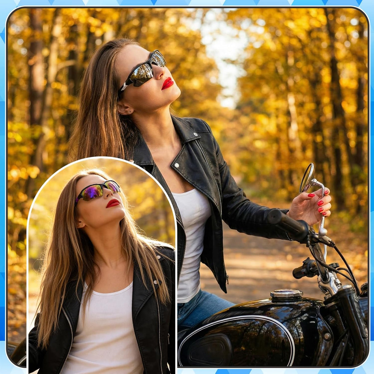 Skiennix Polarized Sports Sunglasses - UV Protection & Lightweight Wraparound Design | 4 Pack for Men & Women