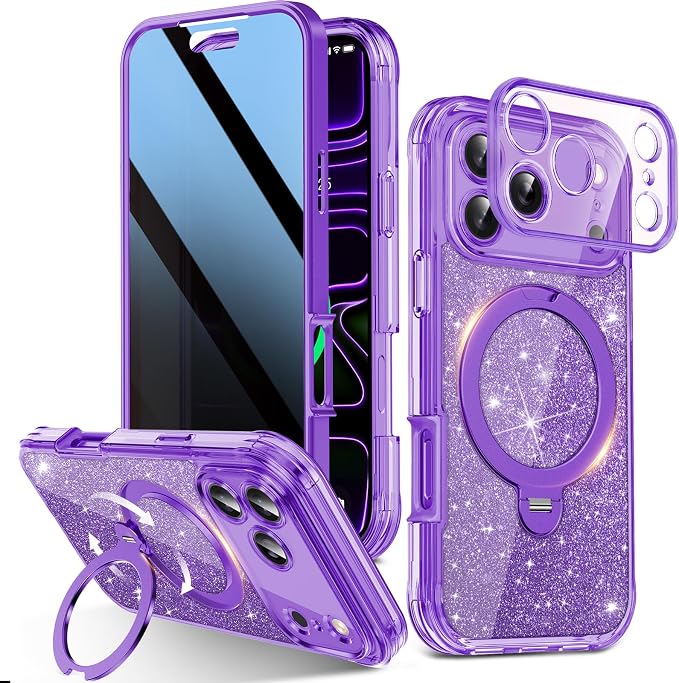 Twinkle Design Privacy Case for iPhone 17 Pro Max