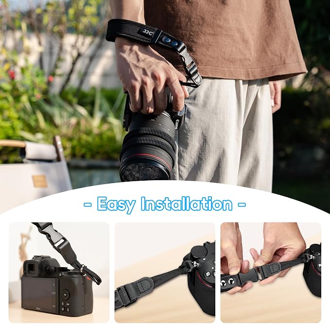 Quick Release Soft Neoprene Camera Hand Wrist Grip Strap