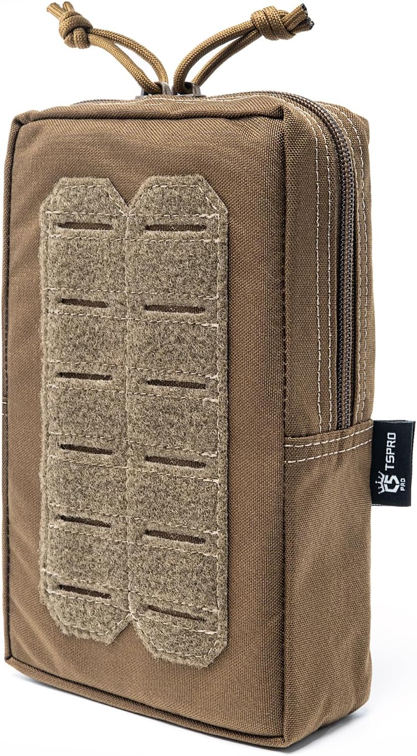 TSPRO Tactical Admin Pouch MOLLE, EDC Organizer for Outdoor Military Gear