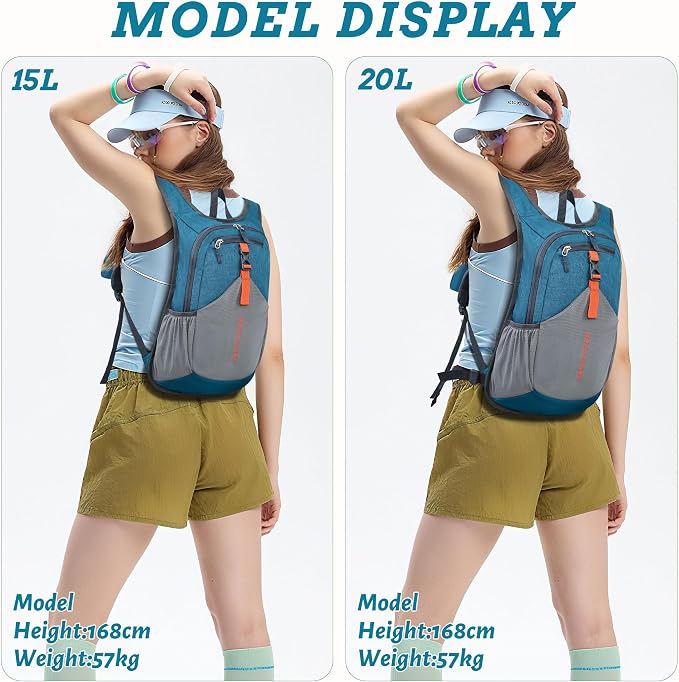 BECOJADDE 20L Small Hiking Backpack