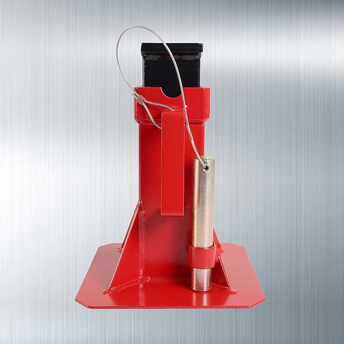 TCE ATZ220005U Torin Heavy Duty Car Jack Stand with Lock, 22 Ton (44,000 lb) Capacity, Red, 1 Pair