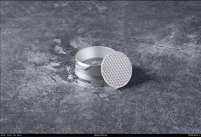 Aluminum dosing Funnel and Puck Screen Set for Breville 54mm Espresso Machines Grinder Trigger Portafilter Funnel