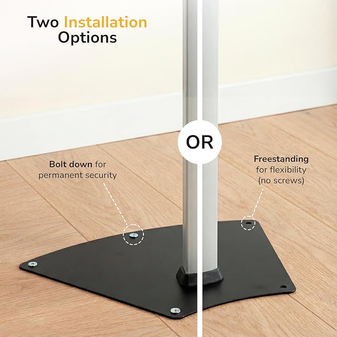 Mount-It! Anti-Theft Universal iPad & Samsung Tablet Floor Stand Kiosk