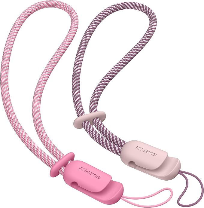 SURPHY 2 Pack Phone Lanyard for Cellphone Case, Phone Wrist Strap for Case