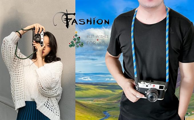 Camera Strap Vintage 100cm Nylon Climbing Rope Camera Neck Shoulder Strap