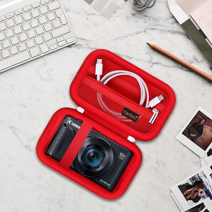 Canboc Carrying Case for Canon PowerShot SX740/ SX730/ SX720/ SX620/ G7X Mark