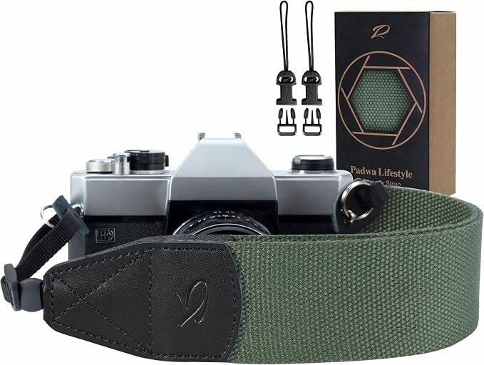 Padwa Lifestyle Dark Green Camera Strap