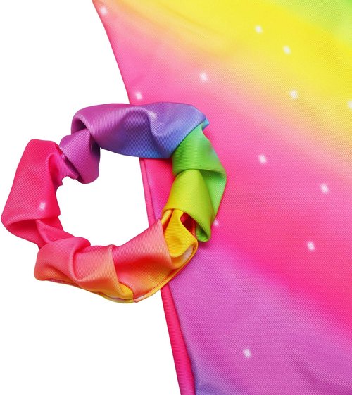 JESKIDS Leotards for Girls - Gymnastics Dance Biketards with Shorts & Matching Scrunchie | Ages 3-15