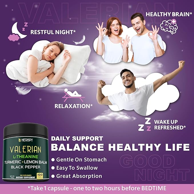Bundle 5in1 Valerian Root Supplement 100 Count & 4in1 Cardamom Supplement 100 Count - Support Relaxation, Digestion, Heart and Oral Health