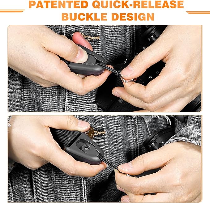 Camera Shoulder Strap Quick Release and Connection Wide Camera Neck Straps Long
