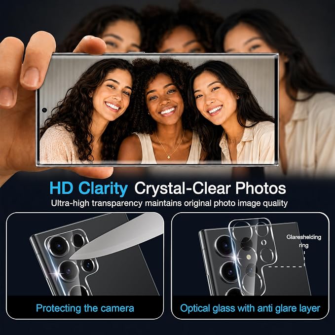 for Samsung Galaxy S22 Ultra Screen Protector 5G, Ultrasonic Fingerprint