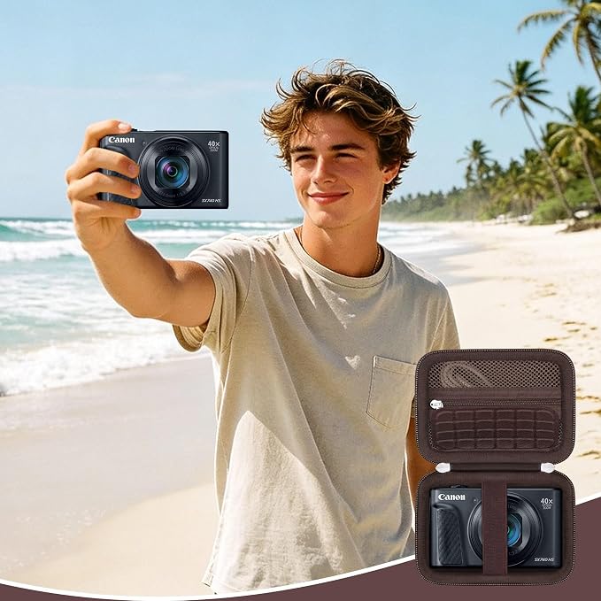Hard Carrying Case for Canon PowerShot SX740 HS/ELPH 360 HS/ SX730 HS/ SX720