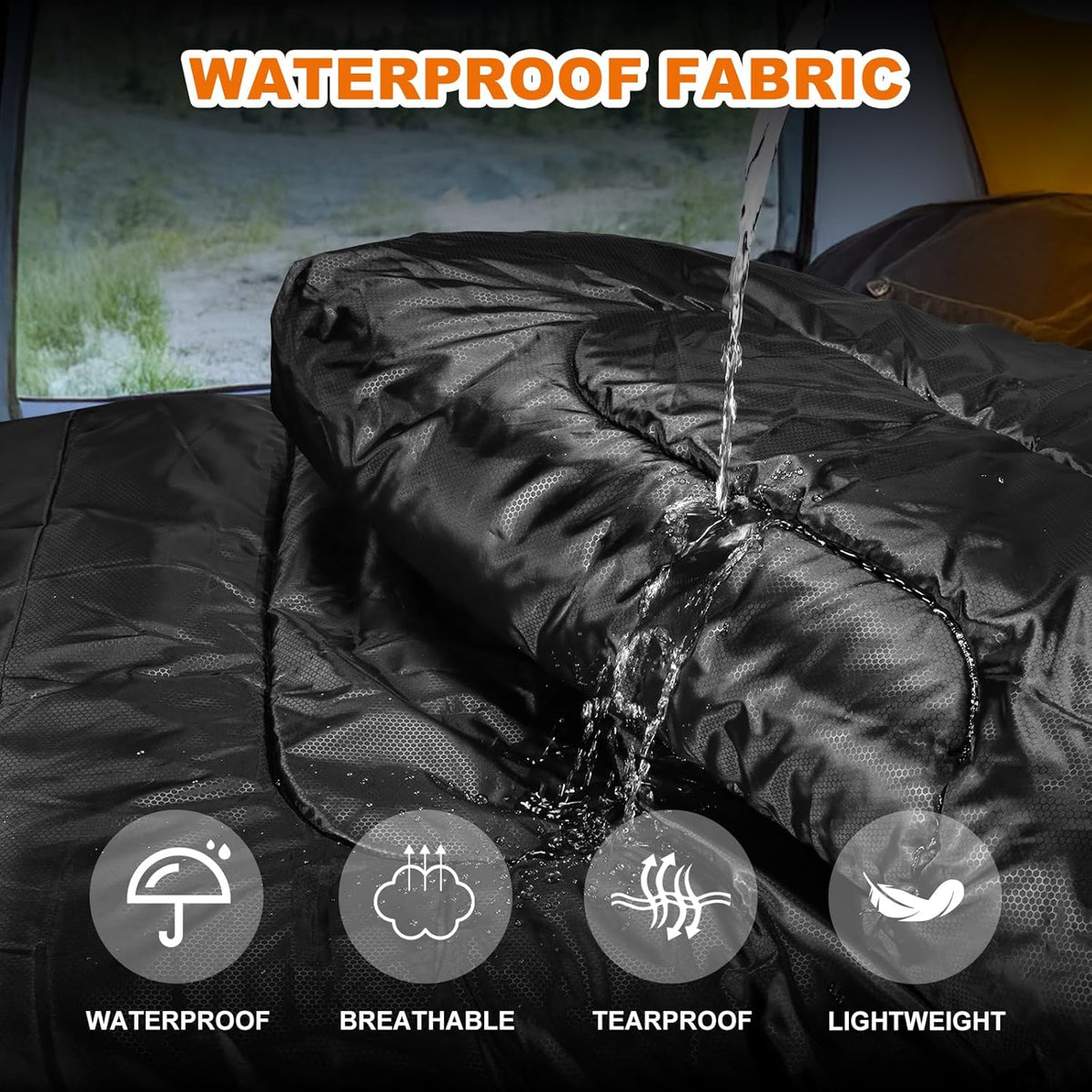 Skiennix Sleeping Bags for Adults - Cold Weather Backpacking & Camping | Lightweight Compact Design