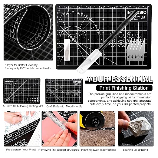 52-in-One 3D Printer Tools Kit, Professional 3D Printer Accessories &