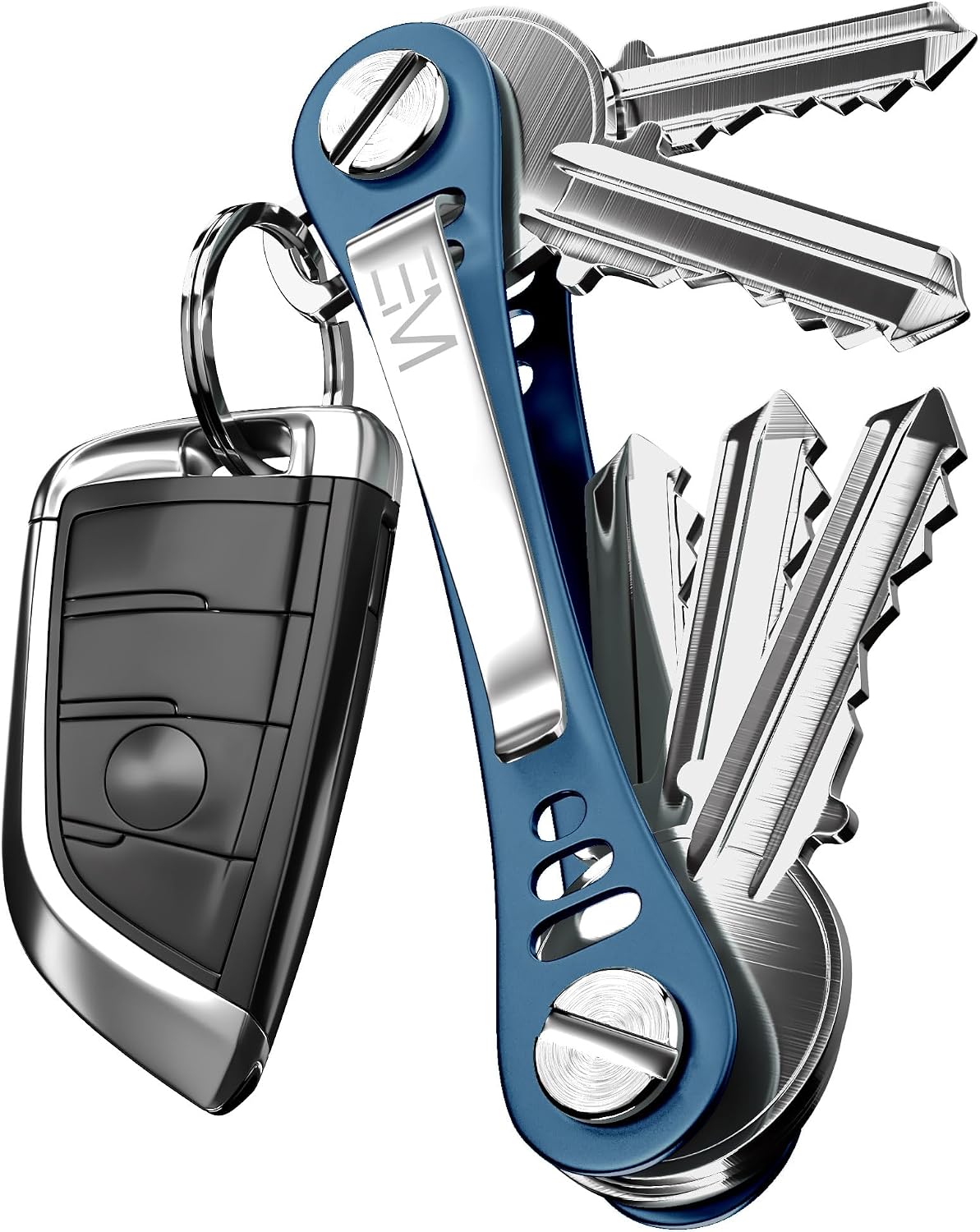 EM Compact Key Holder, Pocket Key Organizer, 14 Keys Key Bar