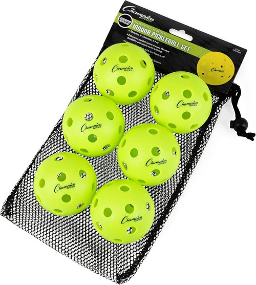 Champion Sports Pickleball Ball Set - Durable Roto Molded Design for Outdoor Play