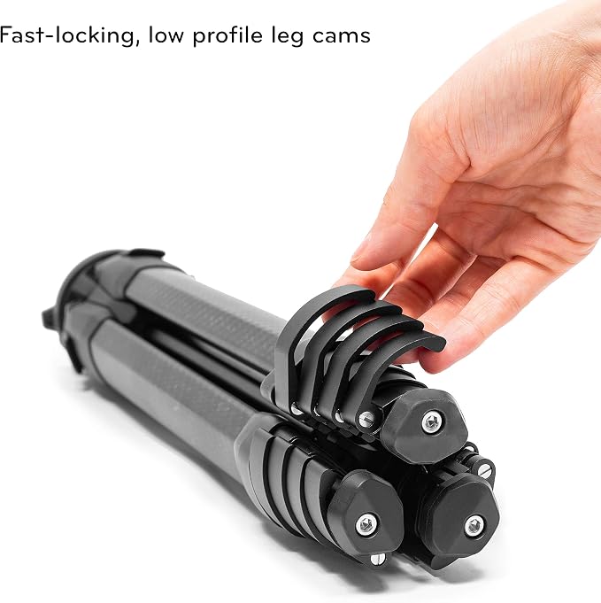 Peak Design Travel Tripod, Compact Design, Quick Setup and Takedown, Pro-Level