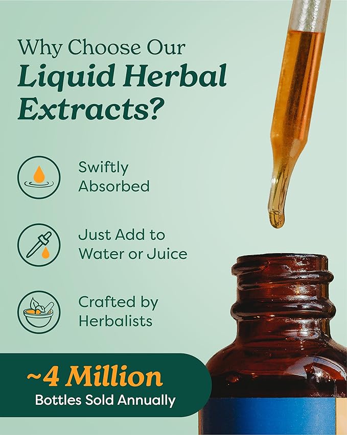 Herb Pharm Certified Organic Skullcap Liquid Extract for Nervous System Support, Organic Cane Alcohol, 4 Ounce