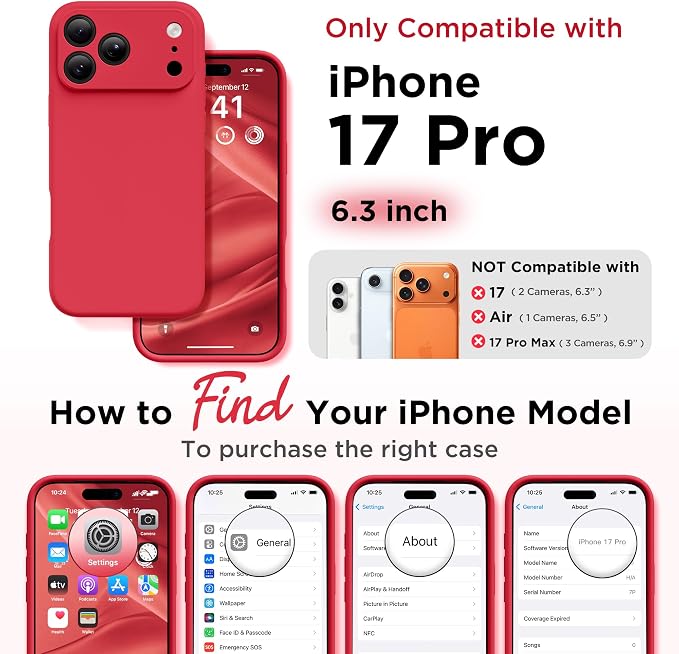 GolbinBox Magnetic for iPhone 17 Pro Case, Compatible