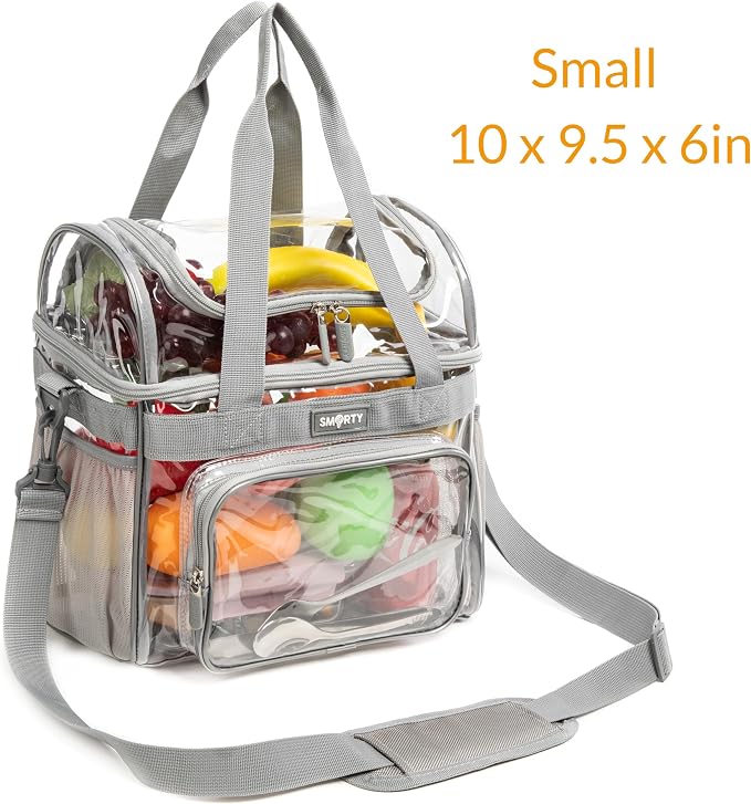 J.CARP Clear Bag Heavy Duty Backpack Durable Transparent See Through Bag