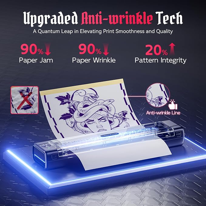 TATTMUSE 2026 New Version Tattoo Stencil Printer Machine