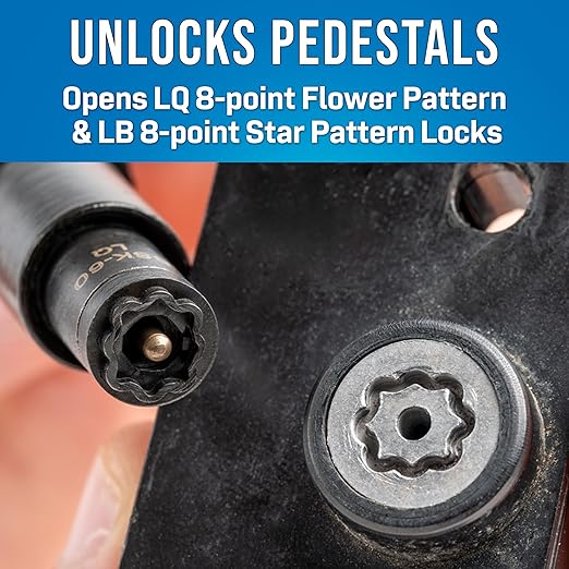 Jonard Tools SSK-60 Slam Lock Star Key for LQ & LB Patterns