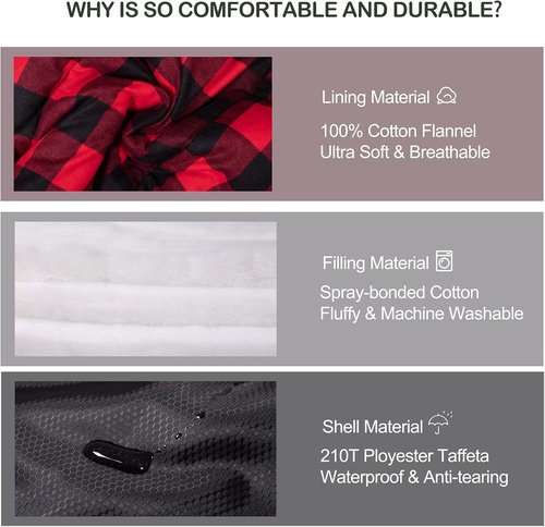 HiZYNICE Cold Weather Sleeping Bag - 100% Cotton Flannel | XXL Size for Adults, Includes Compression Sack