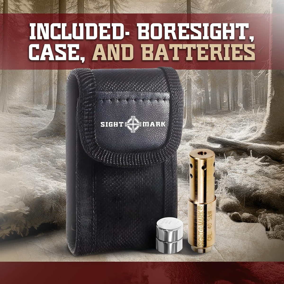 Sightmark Pistol Boresight - Precision Red Laser for Accurate Shooting | Compact Design