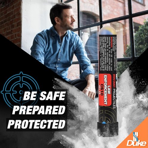 Duke LE CS10 Non-Lethal Gun | 68 Caliber Pepper Balls for Self Defense & Home Protection