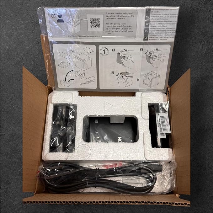Epson, Thermal Receipt Printer, Autocutter, Epson Black, Energy Star