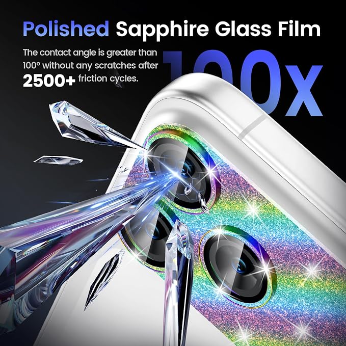 Tensea for iPhone 17 Pro Camera Lens Protector, Metal Aluminum Alloy Tempered