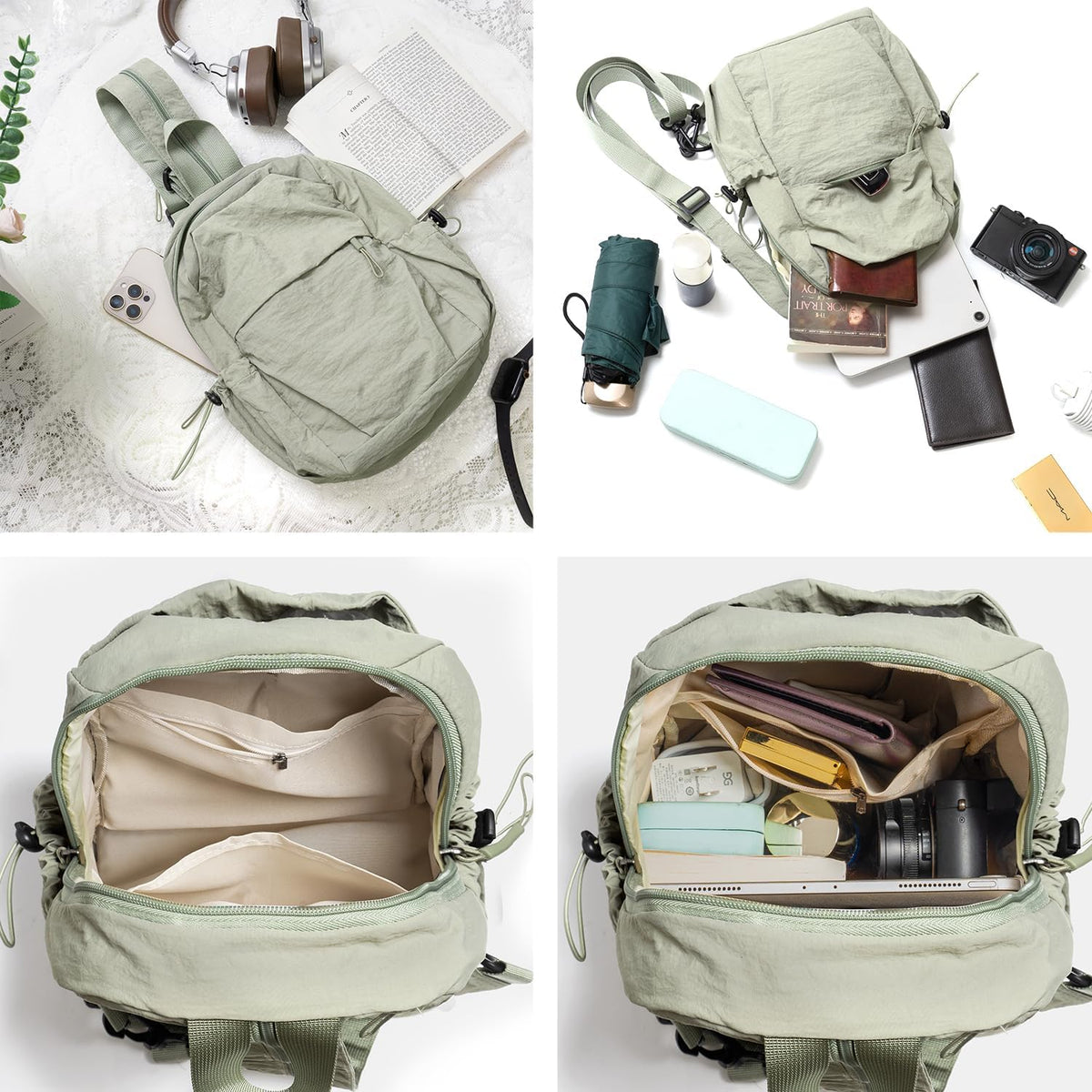 Skiennix Unisex Crossbody Messenger Bag - Durable Sling Backpack for Hiking | Adult Small Size