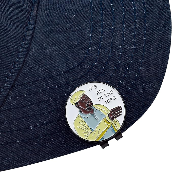 Golf Ball Marker with Magnetic Hat Clip - Funny Golf Gift