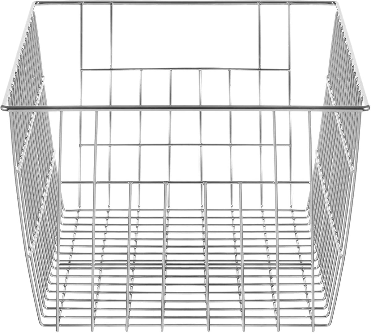 Slideep Farmhouse Wire Organizer Storage Bin Basket with Handles, Food Storage for Kitchen Cabinets, Pantry, Closet, Bedroom, Bathroom, Office 6 Pack