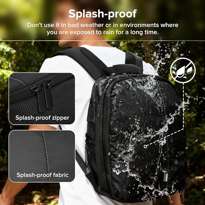 Camera Backpack Bag Small- Waterproof Professional DSLR Camera Bag Photography