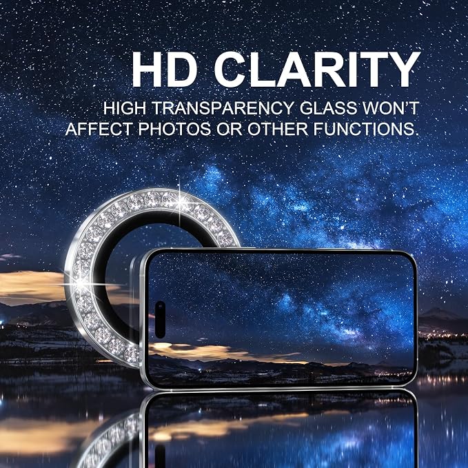Choiche Compatible for iPhone 16 Pro/iPhone 16 Pro Max Camera Lens Protector