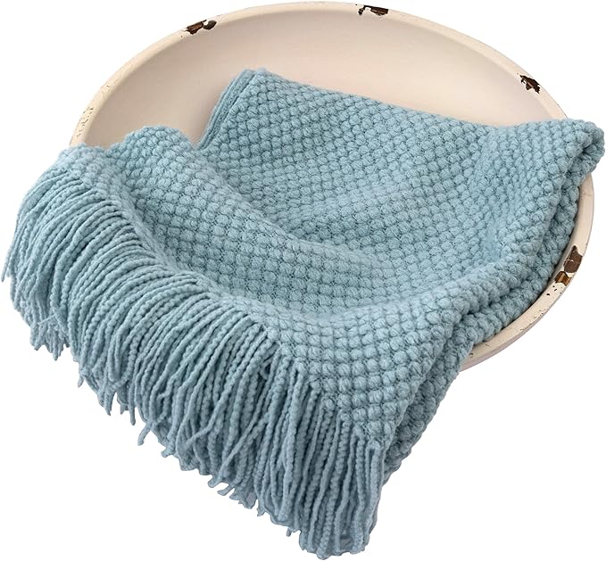 Zeroest Baby Photography Props Basket Braid Wool Wrap Newborn Photo Shoot