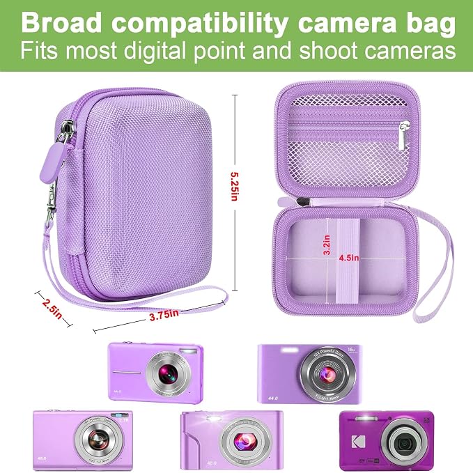 ALKOO Case Compatible with CAMKORY Digital Camera/for VAHOIALD FHD 1080P